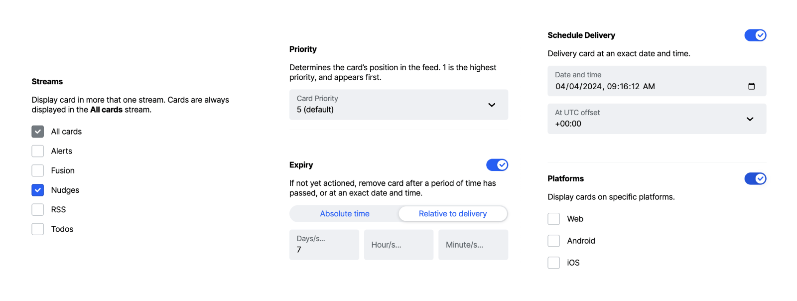 Workbench view of Action Flow canvas with a blank Action Flow