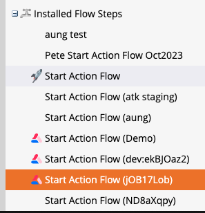 Screenshot of the Flow tab of an campaign in Marketo focussed on the right-side step options column